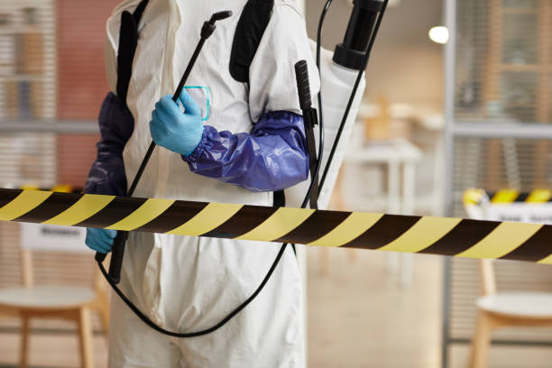 Professional Biohazard Cleanup technician working in Arcadia, WI